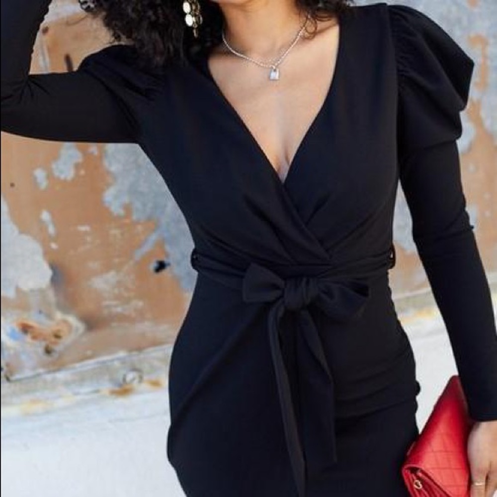 Black tie dress